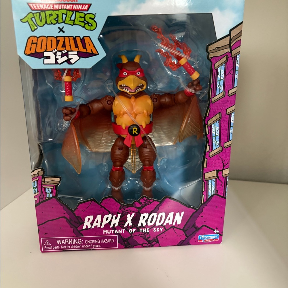 Godzilla X Tmnt Raph x Rodan Mutant of the Sky Action Figure
